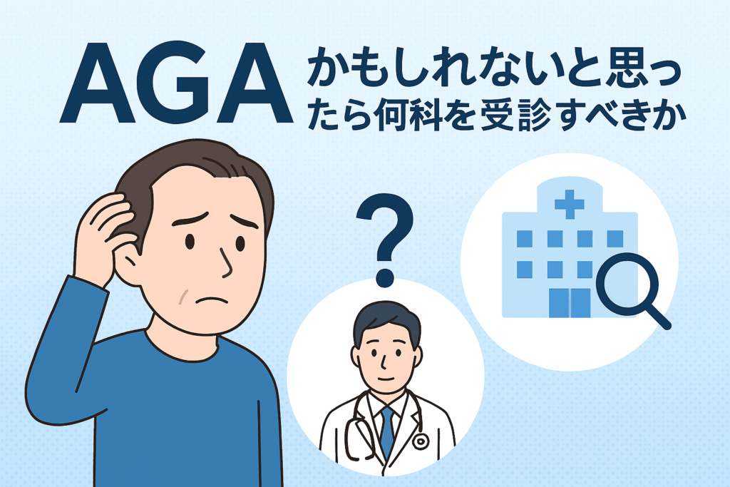 AGAかもしれないと思ったら何科を受診すべきか