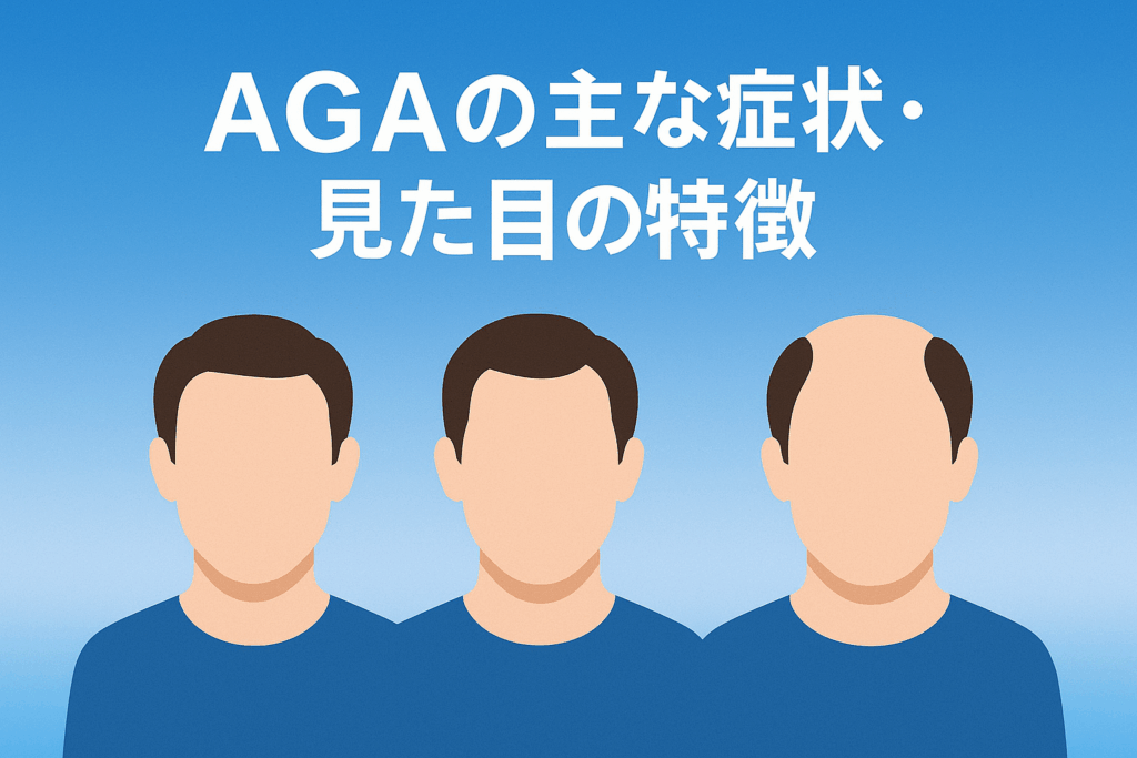 AGAの主な症状・見た目の特徴