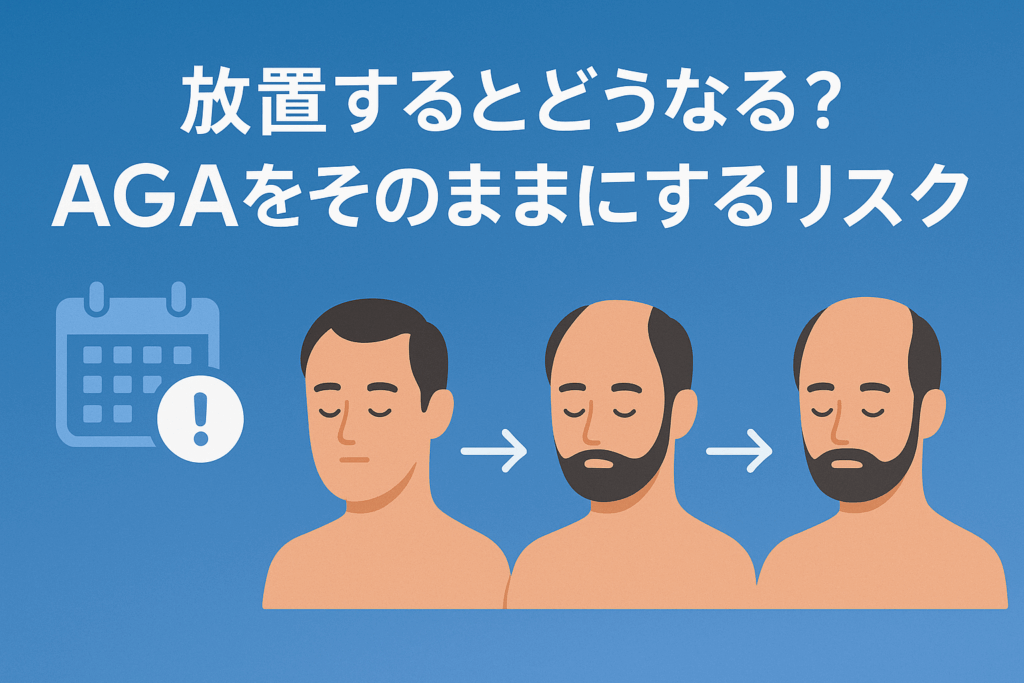 放置するとどうなる？AGAをそのままにするリスク