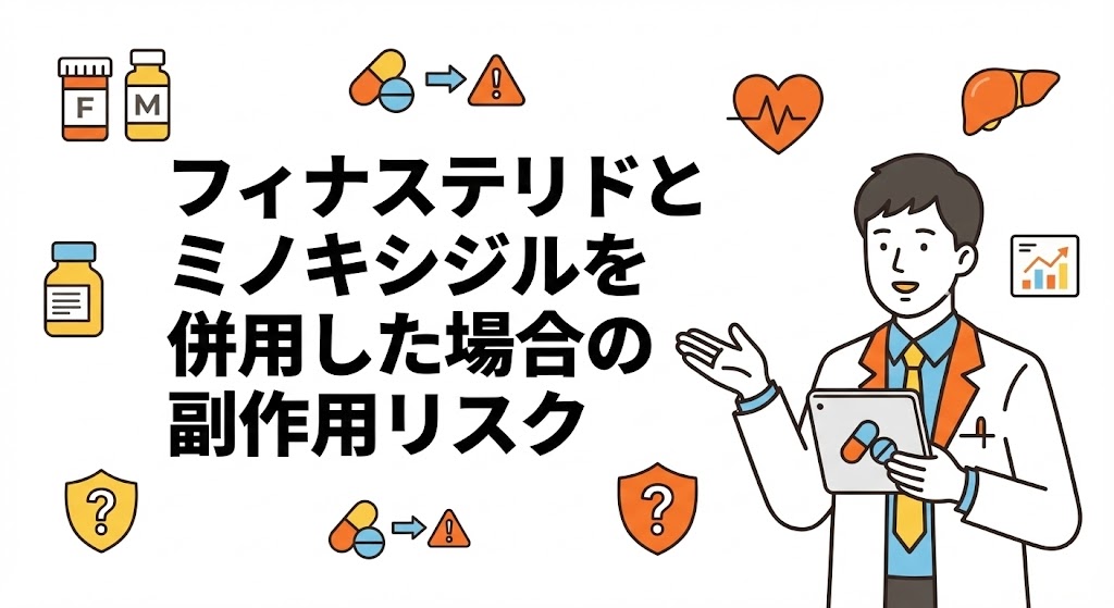 フィナステリドとミノキシジルを併用した場合の副作用リスク