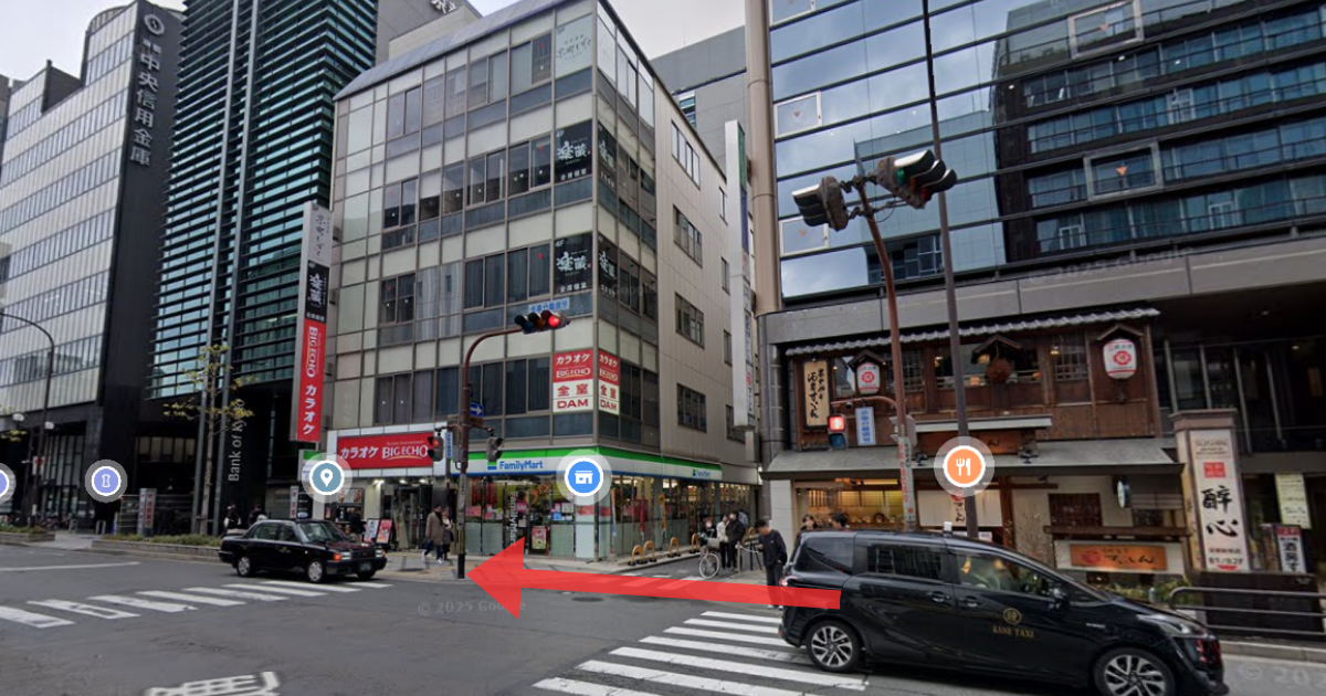 メンズライフクリニック 京都駅前院(提携院)の最寄り駅からの経路案内画像3