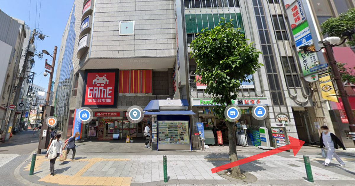 メンズライフクリニック 千葉・柏院の最寄り駅からの経路案内画像3