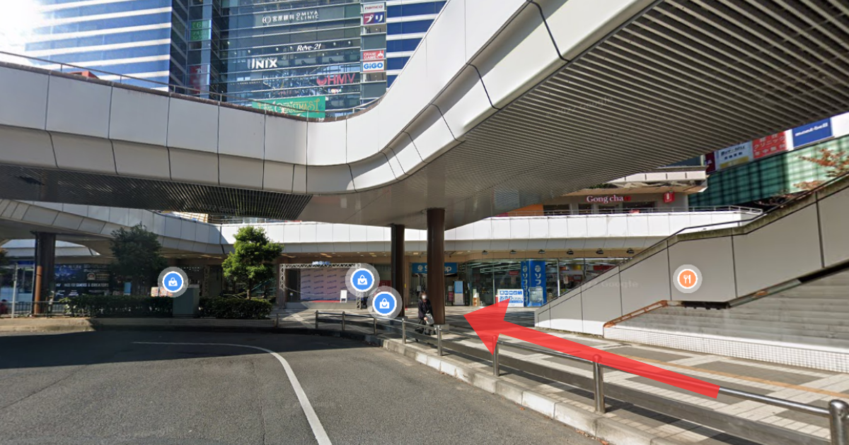 メンズライフクリニック 埼玉・大宮院の最寄り駅からの経路案内画像3