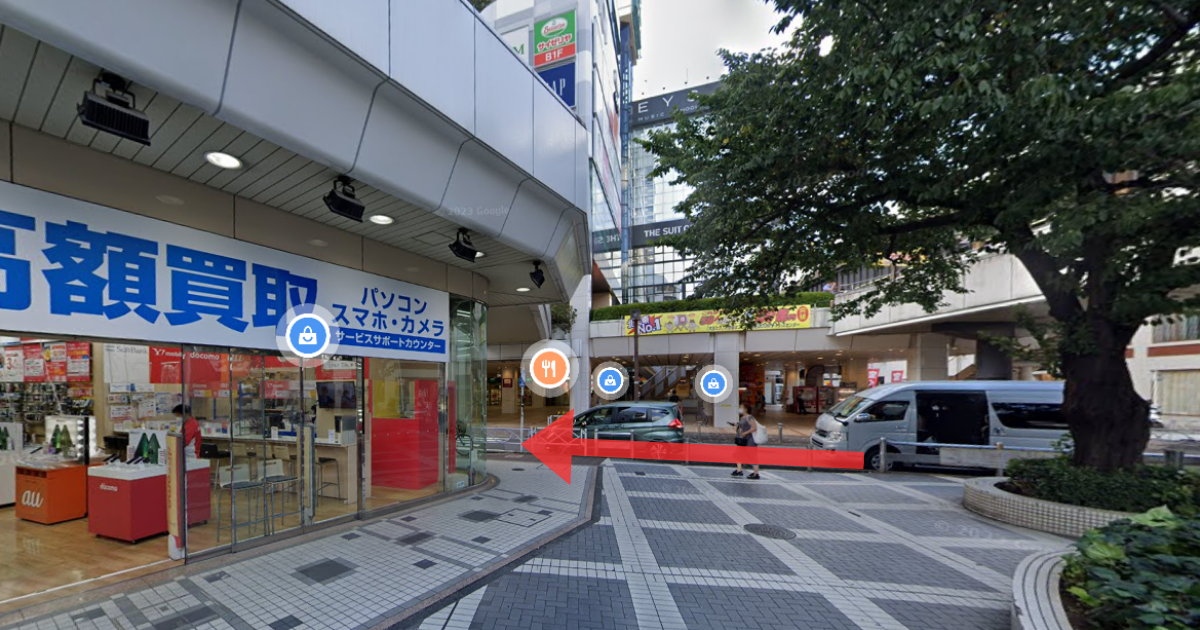 メンズライフクリニック 埼玉・大宮院の最寄り駅からの経路案内画像4