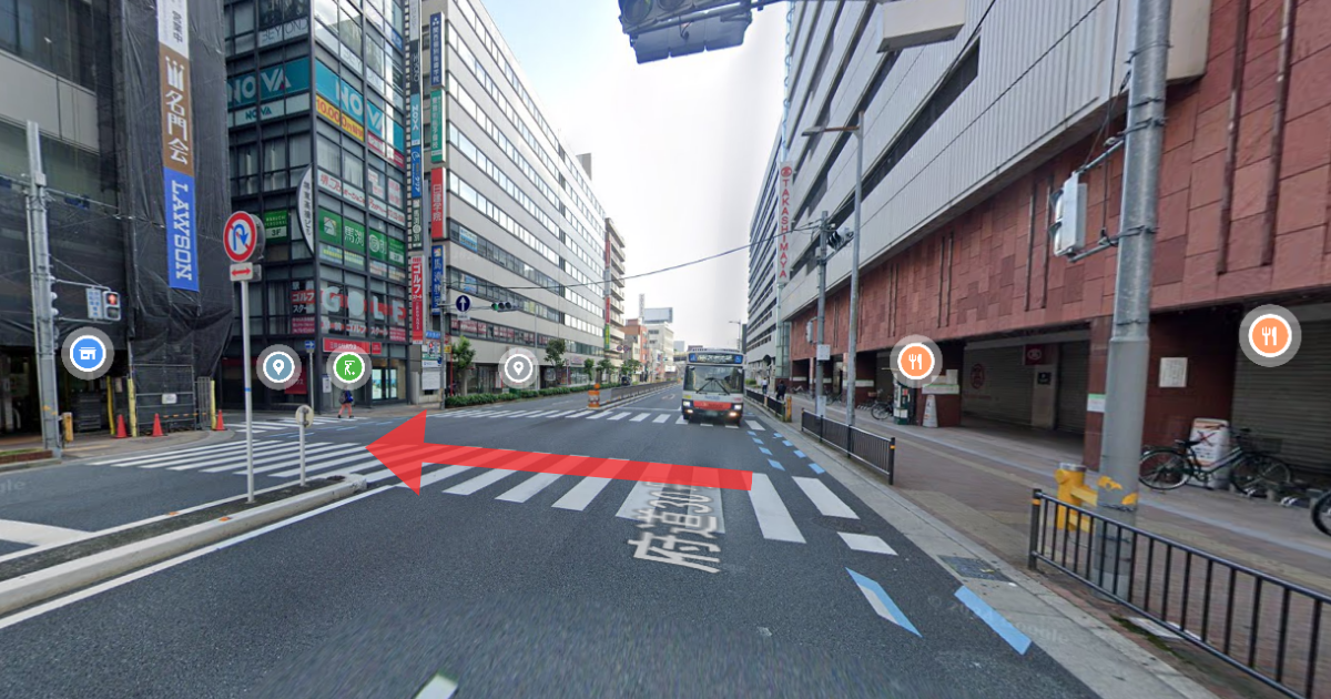 メンズライフクリニック 堺東院(提携院)の最寄り駅からの経路案内画像1