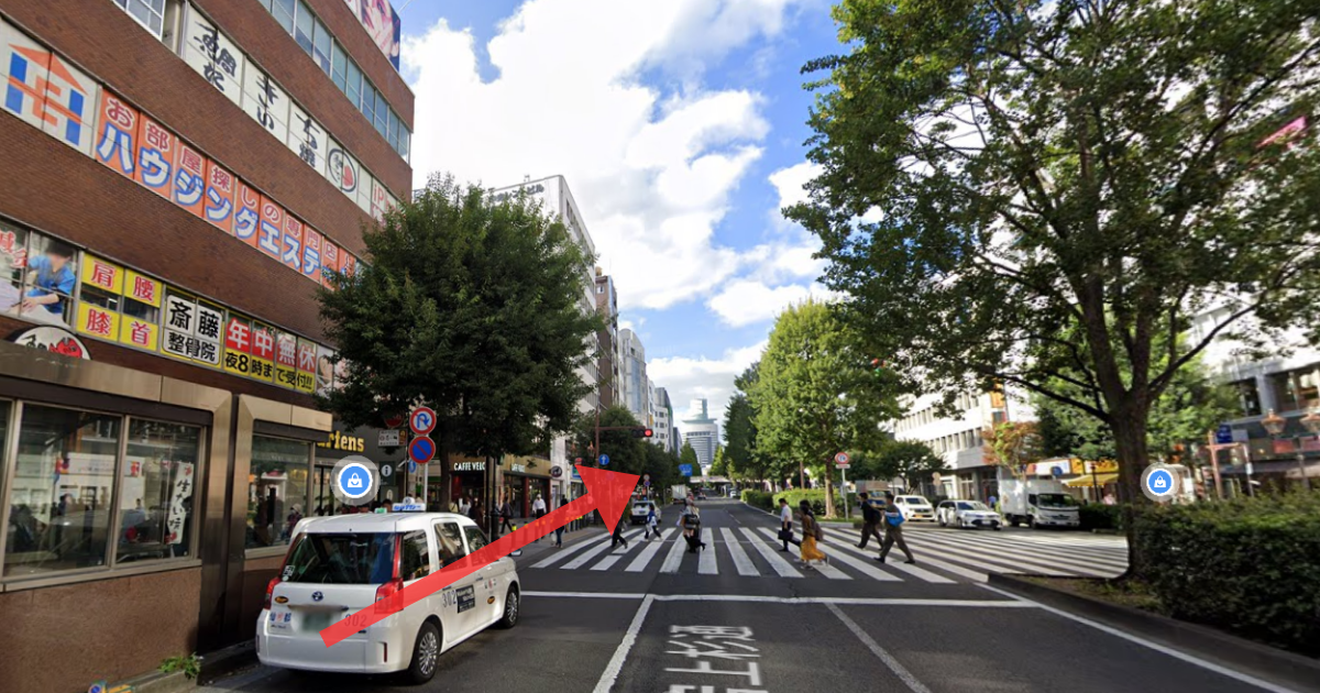 メンズライフクリニック 宮城・仙台院の最寄り駅からの経路案内画像1