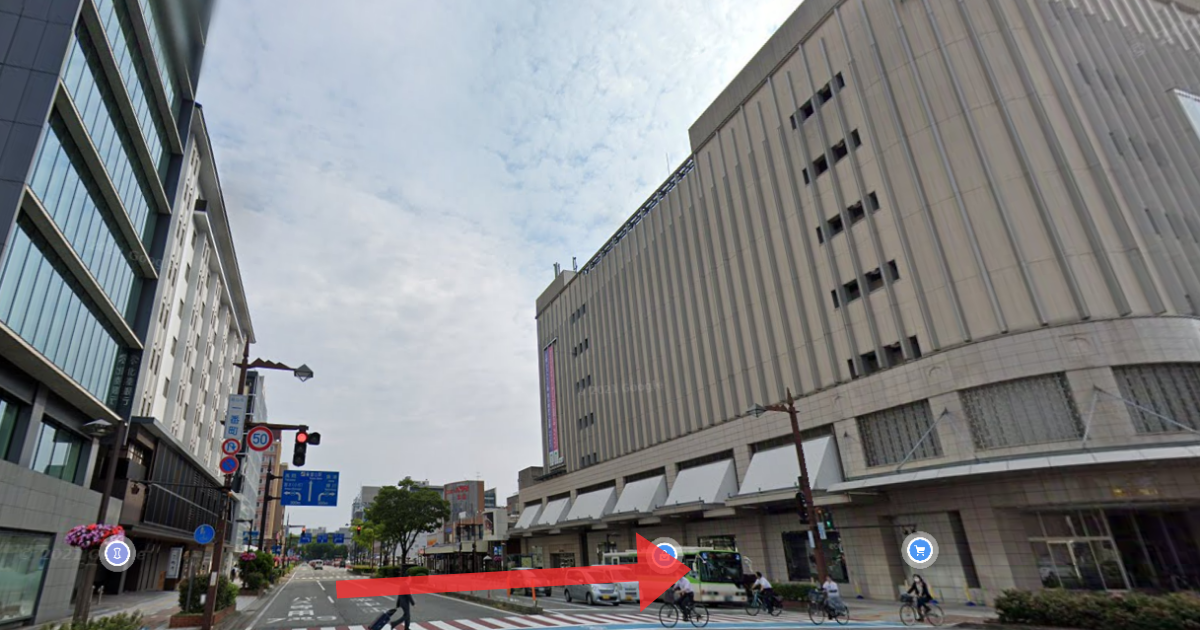 メンズライフクリニック 富山院(提携院)の最寄り駅からの経路案内画像3