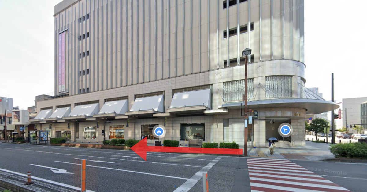 メンズライフクリニック 富山院(提携院)の最寄り駅からの経路案内画像4
