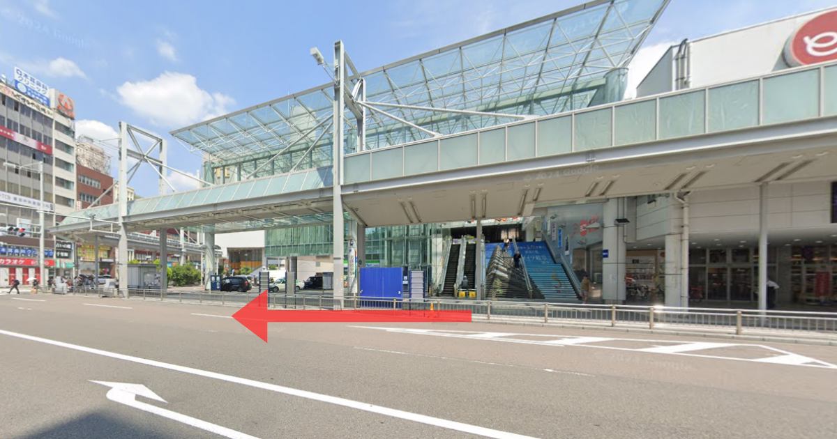 メンズライフクリニック 岐阜院(提携院)の最寄り駅からの経路案内画像1