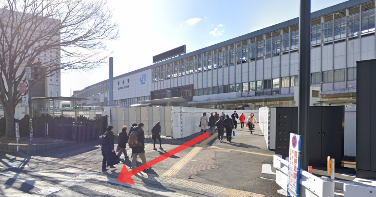 メンズライフクリニック 岡山駅前院の最寄り駅からの経路案内画像1