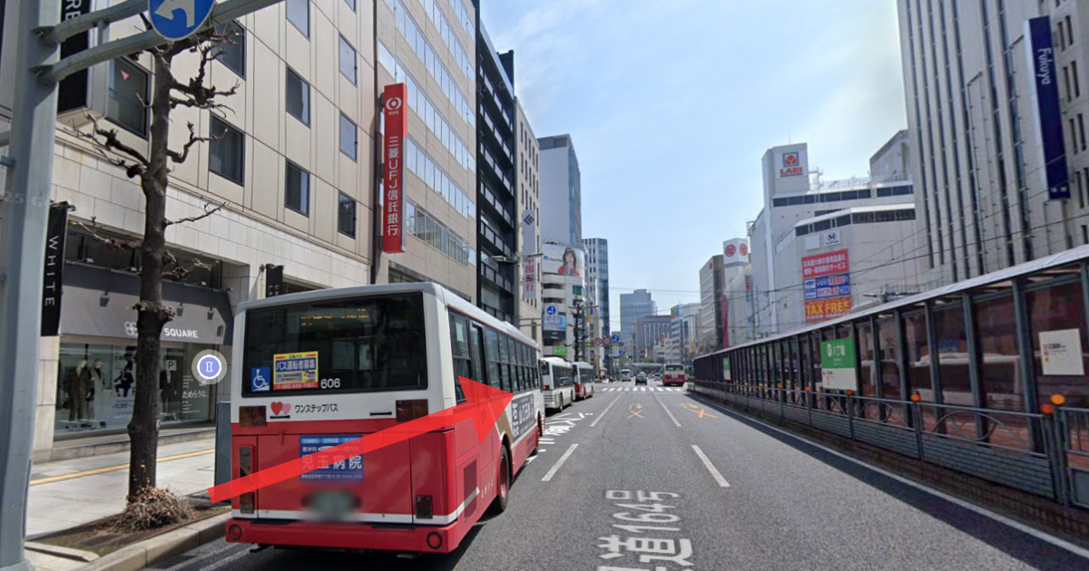 メンズライフクリニック 広島・八丁堀院の最寄り駅からの経路案内画像2