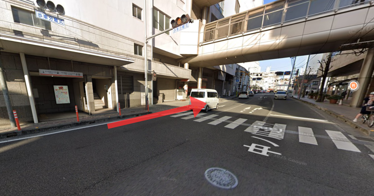 メンズライフクリニック 愛媛・松山院の最寄り駅からの経路案内画像1