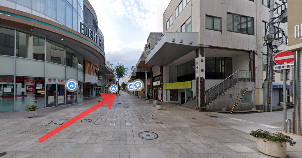 メンズライフクリニック 石川・金沢院の最寄り駅からの経路案内画像5