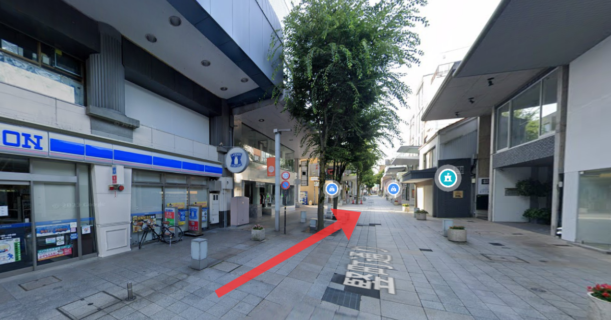 メンズライフクリニック 石川・金沢院の最寄り駅からの経路案内画像6
