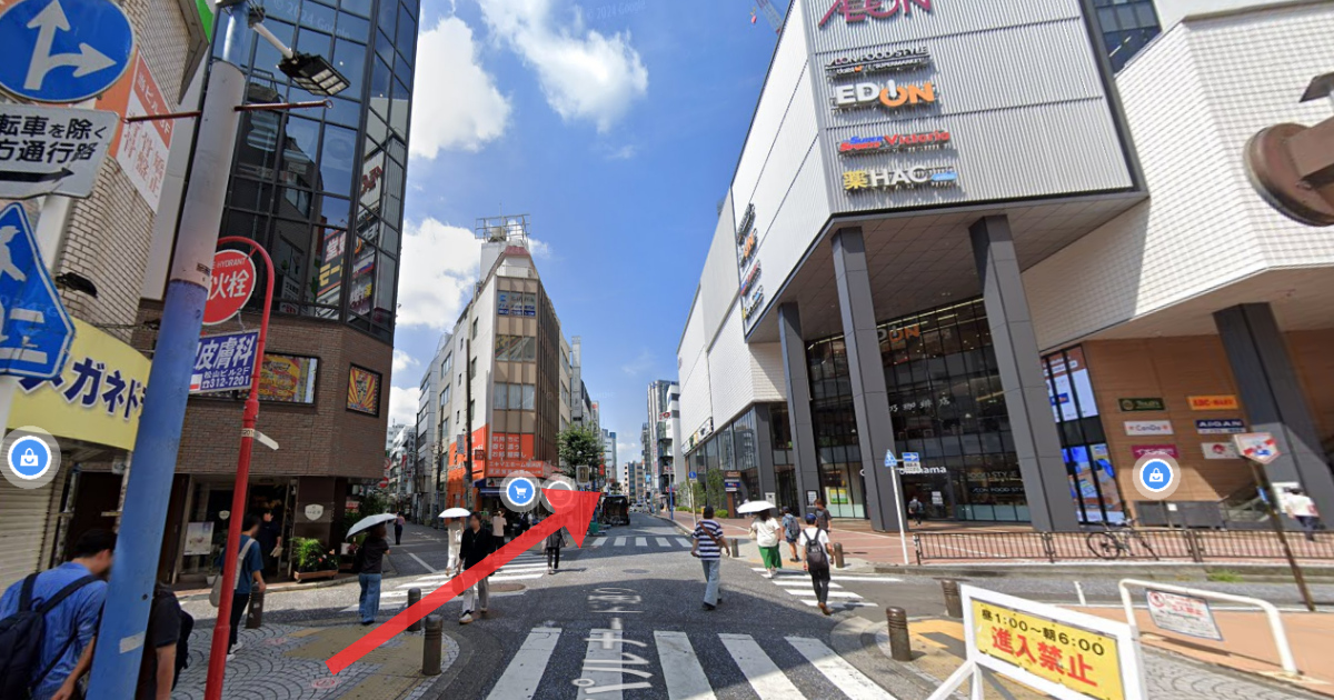 メンズライフクリニック 神奈川・横浜院の最寄り駅からの経路案内画像3