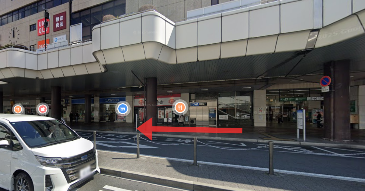 メンズライフクリニック 群馬・高崎院の最寄り駅からの経路案内画像1