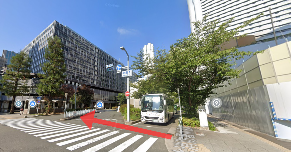 メンズライフクリニック 西梅田院の最寄り駅からの経路案内画像3