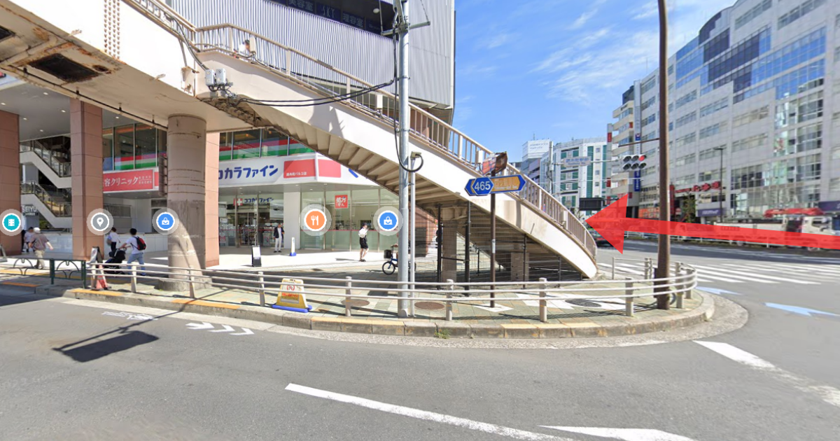 メンズライフクリニック 錦糸町院の最寄り駅からの経路案内画像4