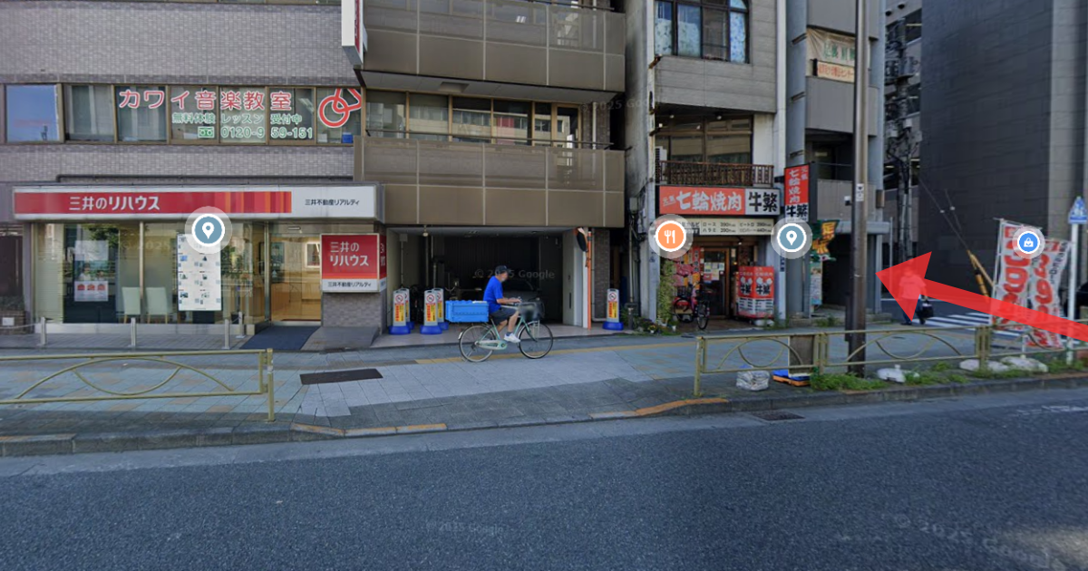 メンズライフクリニック 錦糸町院の最寄り駅からの経路案内画像5