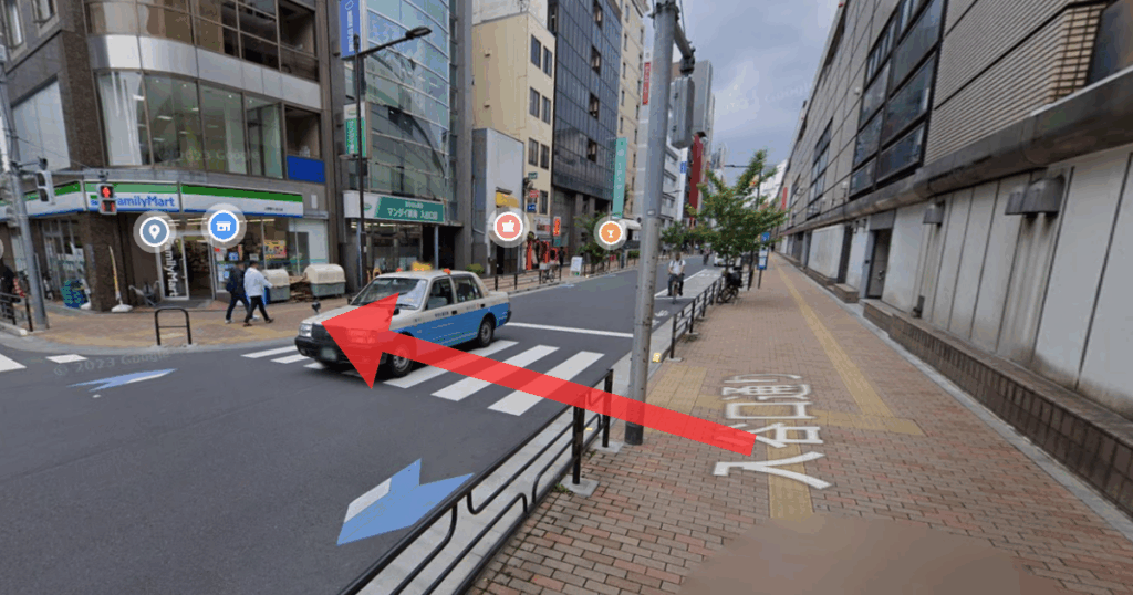ABCクリニック 上野駅からの経路案内画像2
