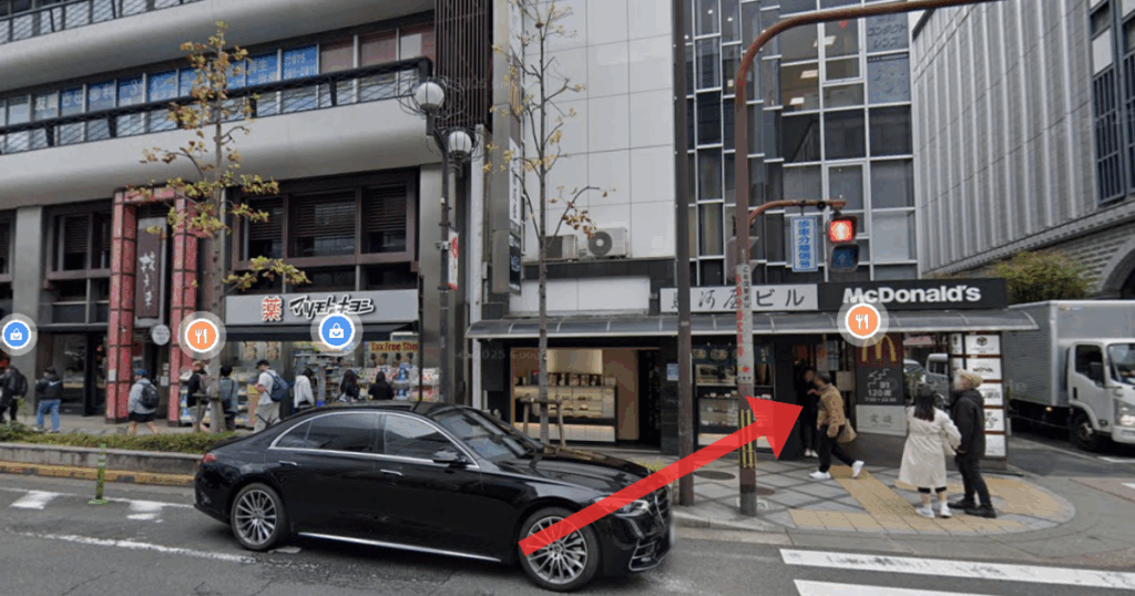 ABCクリニック京都院の京都駅からの経路案内画像3
