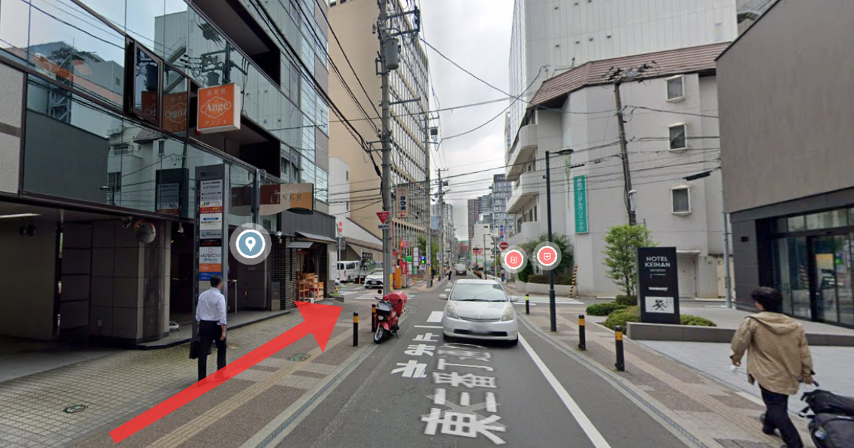 ABCクリニック 仙台駅からの経路案内画像6