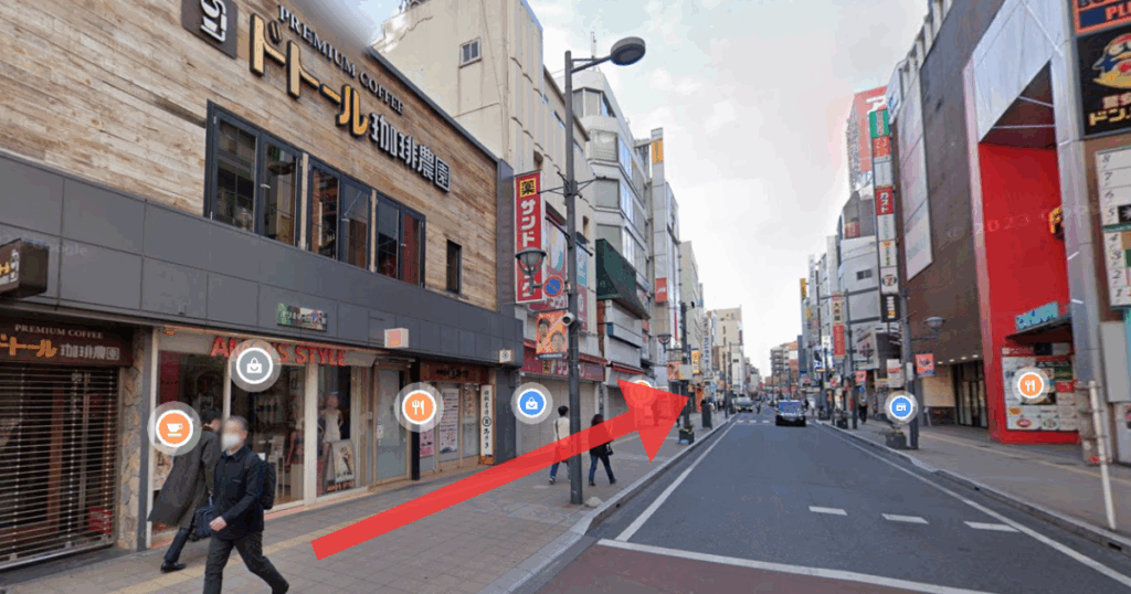 ABCクリニック 大宮駅からの経路案内画像2
