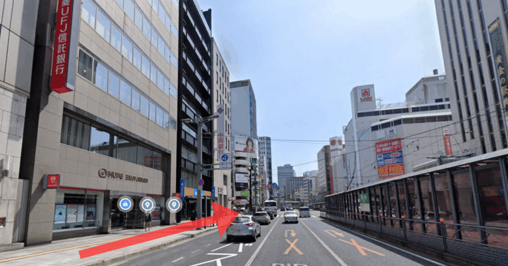 ABCクリニック 広島院の広島八丁堀駅からの経路案内画像2