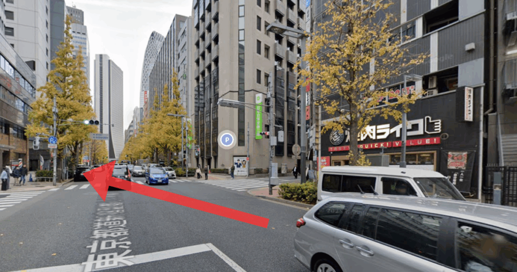ABCクリニック 新宿駅からの経路案内画像2