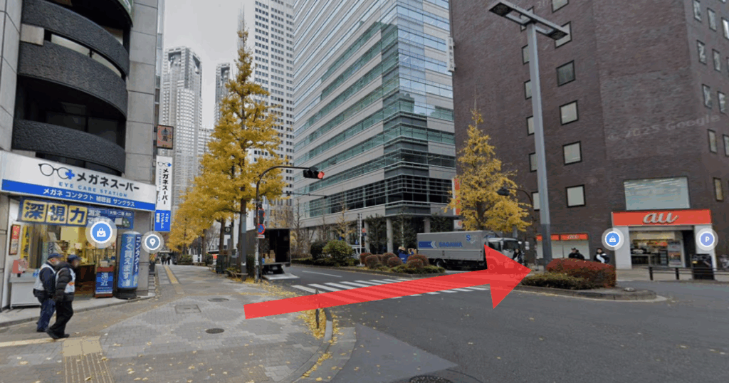 ABCクリニック 新宿駅からの経路案内画像4