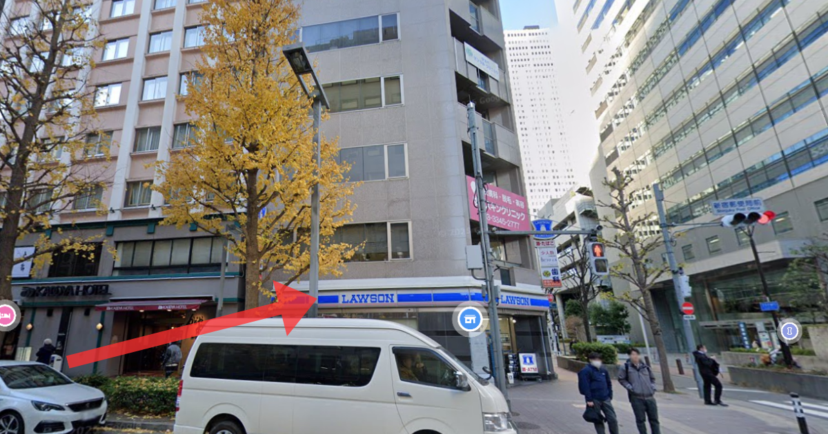 ABCクリニック 新宿駅からの経路案内画像6