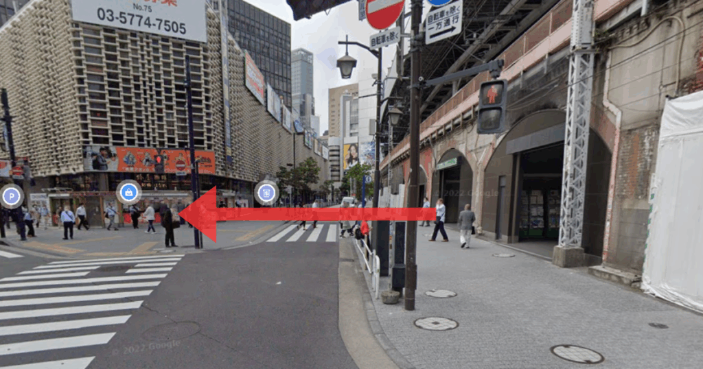 ABCクリニック 新橋駅からの経路案内画像1
