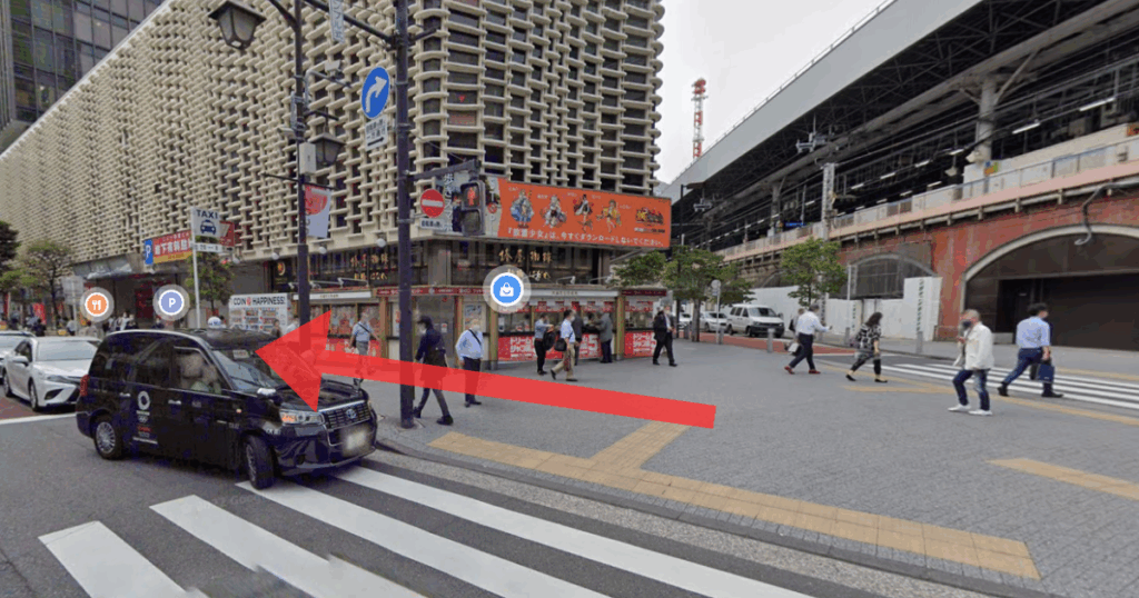ABCクリニック 新橋駅からの経路案内画像2
