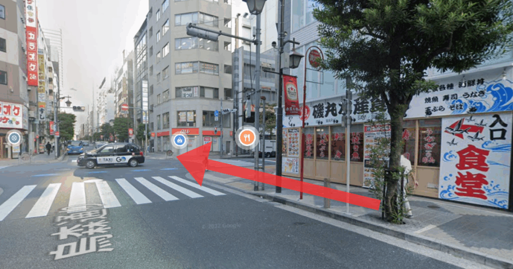 ABCクリニック 新橋駅からの経路案内画像4