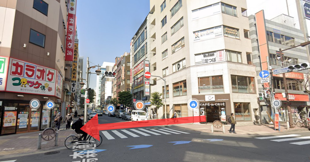 ABCクリニック 新橋駅からの経路案内画像5