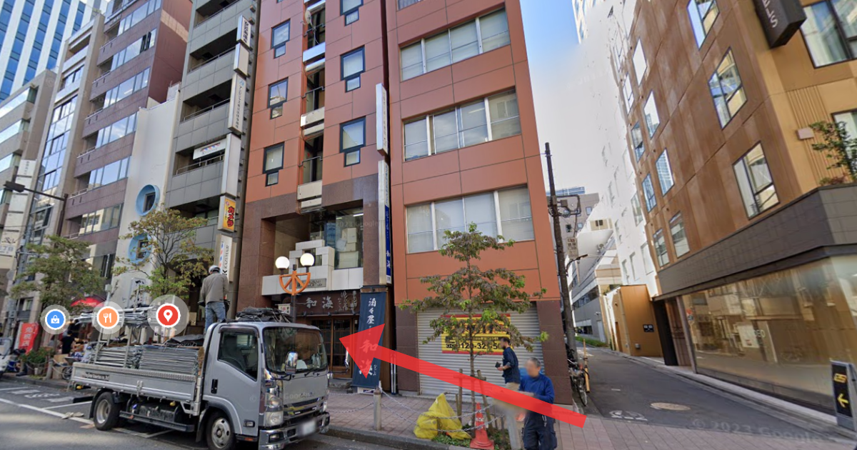 ABCクリニック 新橋駅からの経路案内画像7