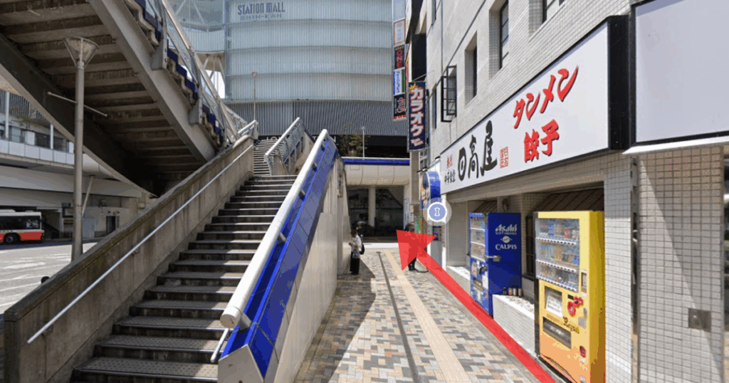 ABCクリニック 柏院の柏駅からの経路案内画像3