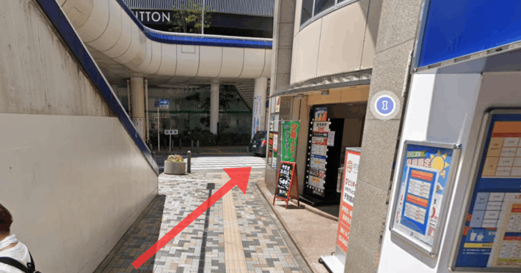 ABCクリニック 柏院の柏駅からの経路案内画像4
