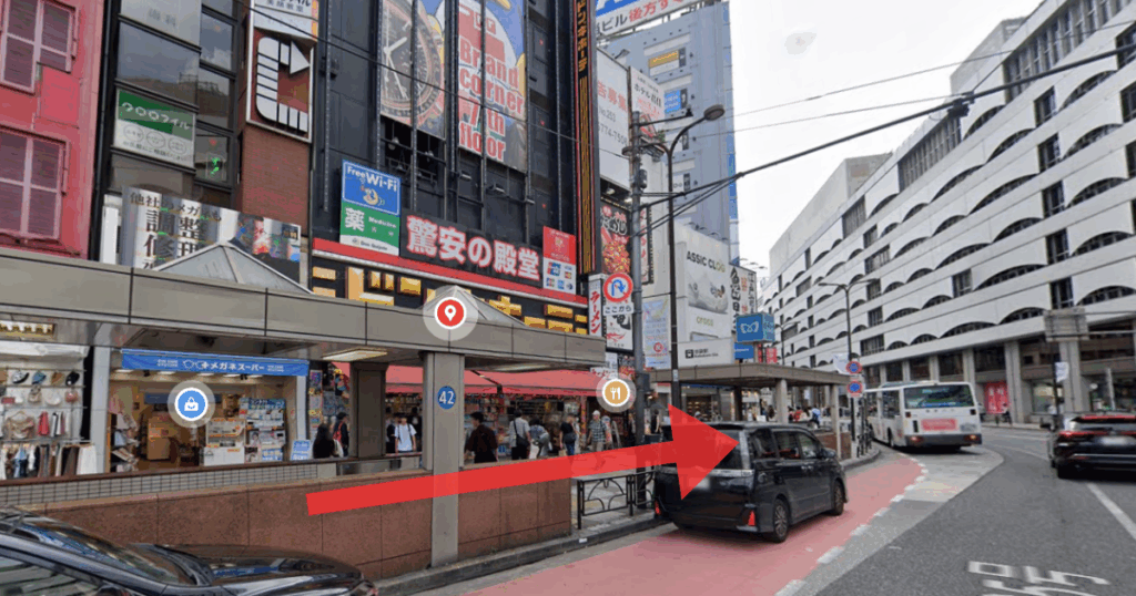 ABCクリニック 池袋院の池袋駅からの経路案内画像3