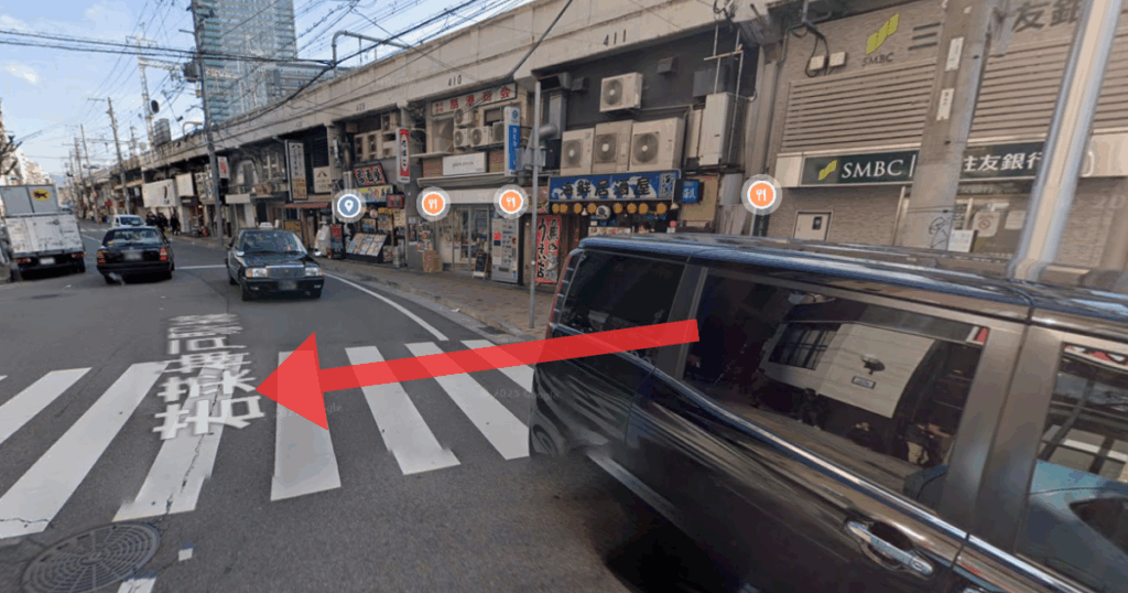 ABCクリニック 神戸院の三宮駅からの経路案内画像2