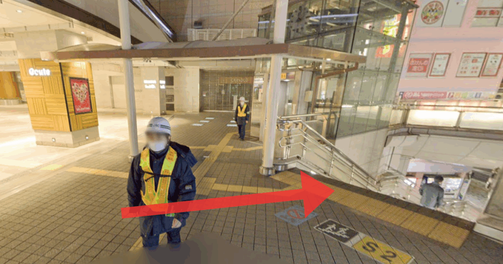 ABCクリニック 立川院の立川駅からの経路案内画像1