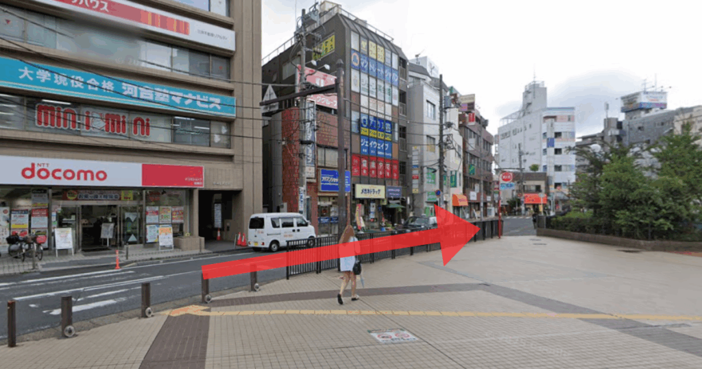 ABCクリニック 船橋駅からの経路案内画像2