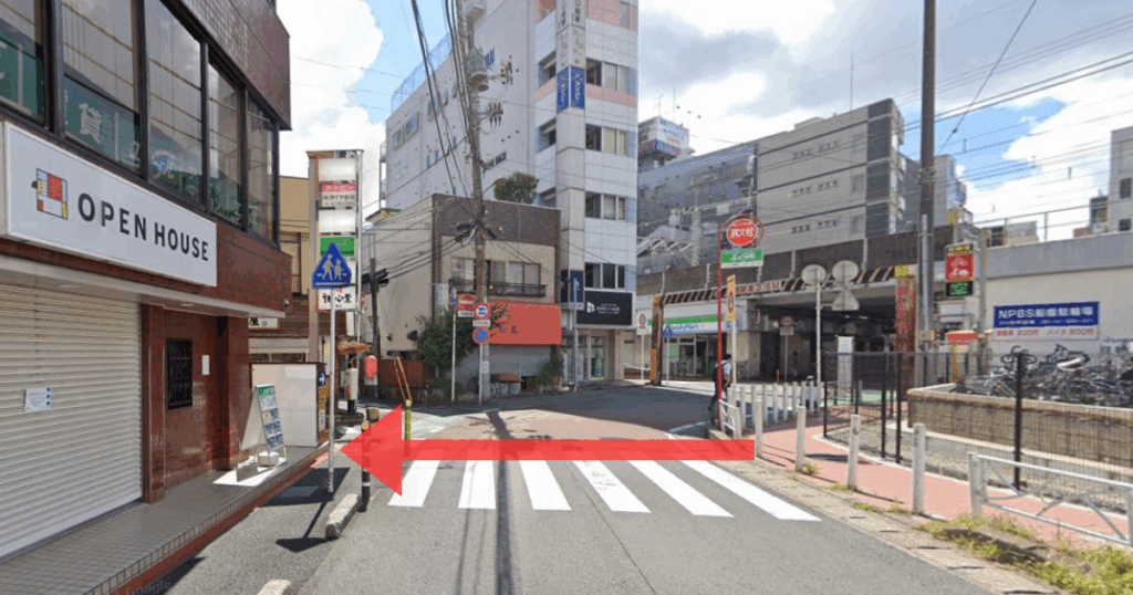 ABCクリニック 船橋駅からの経路案内画像3