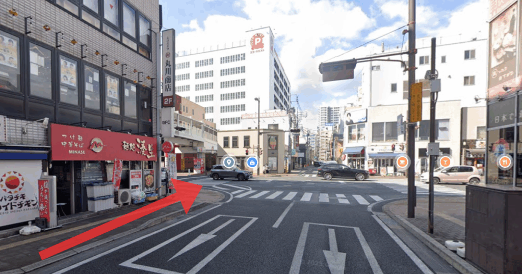 ABCクリニック 高崎駅からの経路案内画像5
