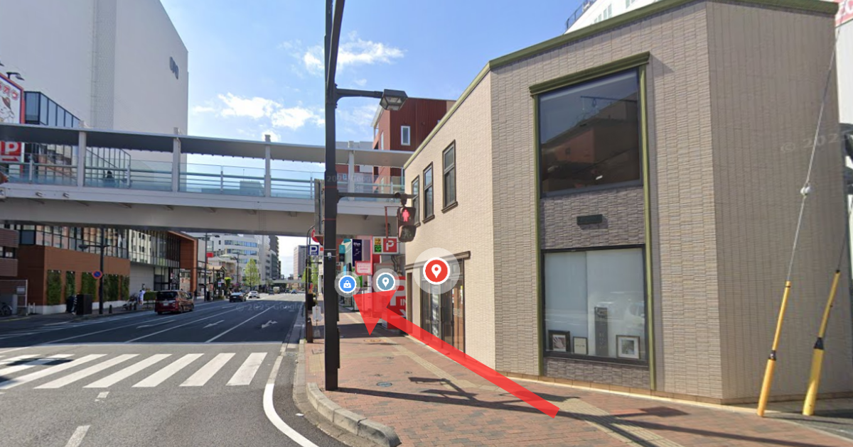 ABCクリニック 高崎駅からの経路案内画像7