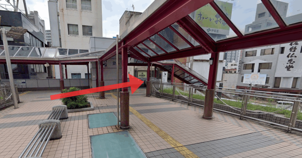 ABCクリニック 高松院の瓦町駅からの経路案内画像2