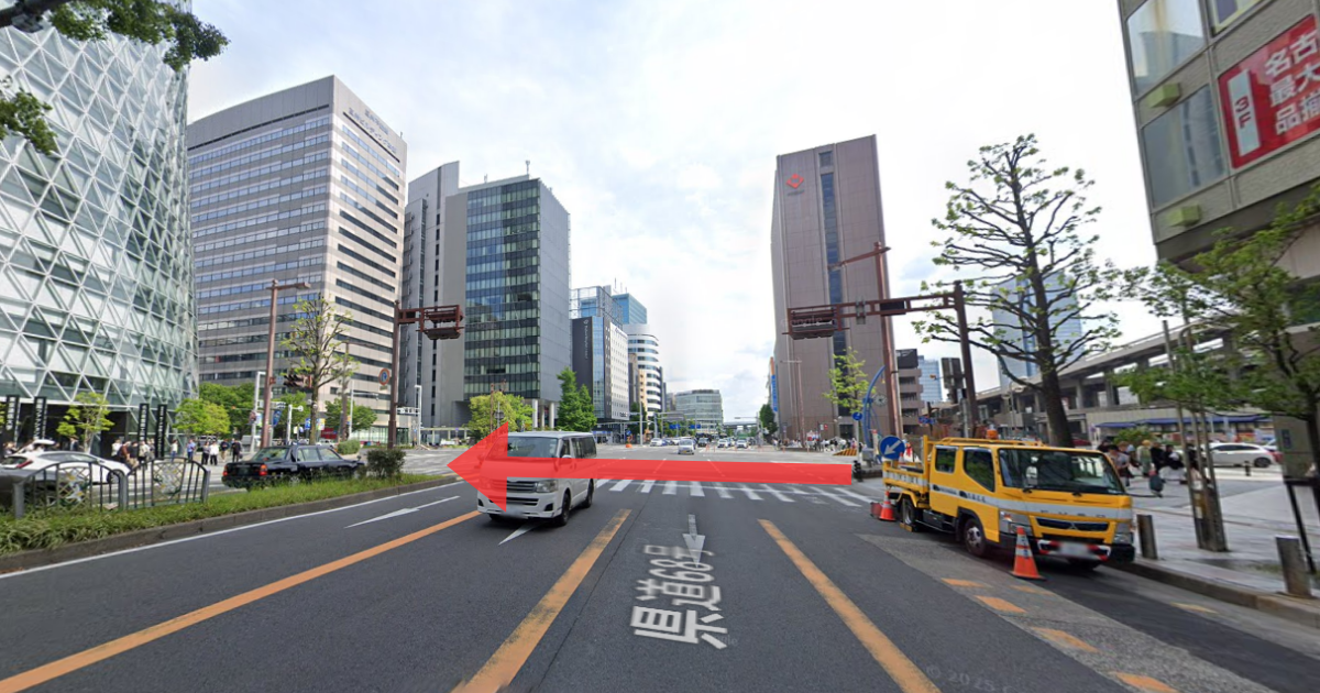 MSクリニック名古屋の最寄り駅からの経路案内画像5