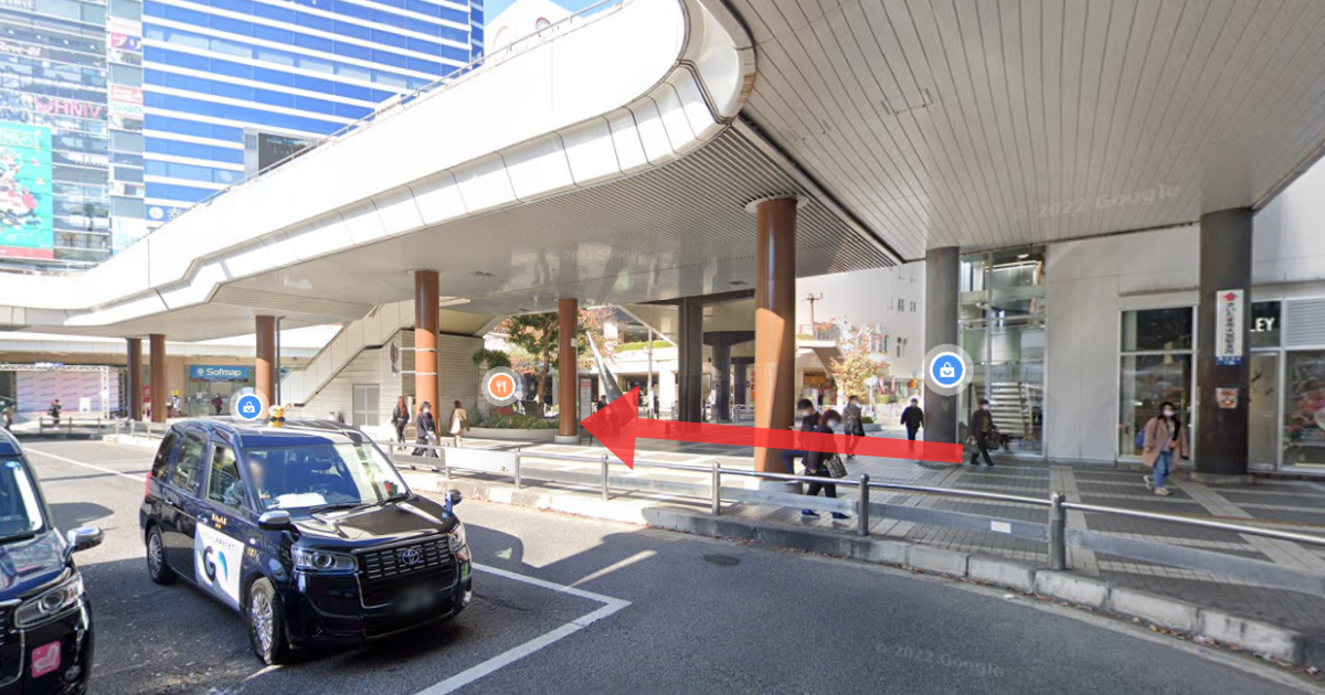 MSクリニック大宮の最寄り駅からの経路案内画像2