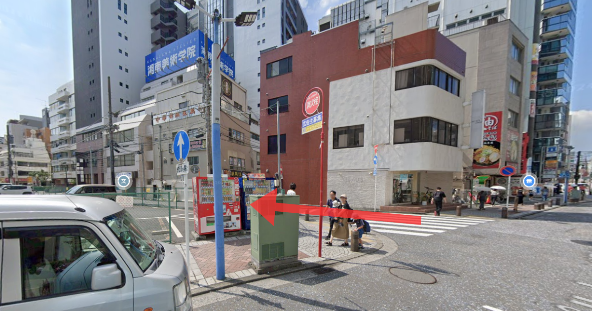 MSクリニック横浜の最寄り駅からの経路案内画像5
