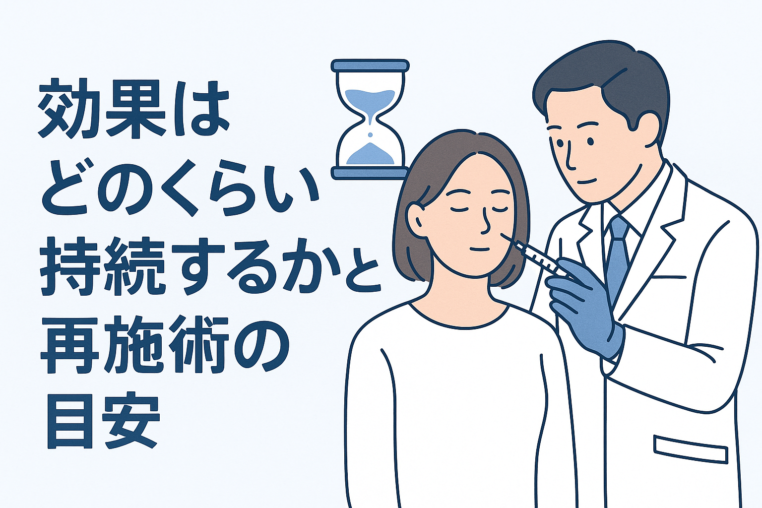 効果はどのくらい持続するかと再施術の目安